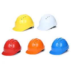 Защитные Твердые головные уборы дышащие строительные работы защитные шлемы ABS изоляционный материал защита спасательных шлемов