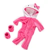Suit+Shoes Dolls Outfit For 17 inch 43cm zapf  Baby  Born Doll Cute Jumpers Rompers  Doll Clothes ► Photo 2/6