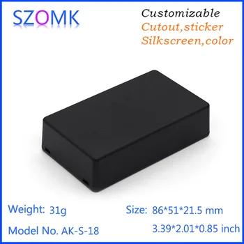 

Szomk 20 psc a lot power supply White and black color little box small plastic terminal box connection case 86*51*21.5mm