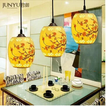 

Modern brief chinese style pendant light ceramic pendant lamp bedroom lamp lighting lamps 3002