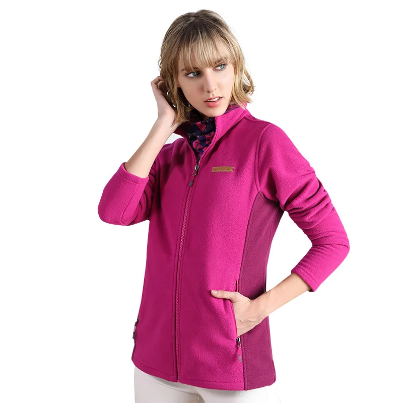 

Tectop Autumn Winter Outdoor Women Thermal Polar Fleece Coats Thick Warm Polar Fleece Jackets Female Hiking Fleece Jackets S-3XL