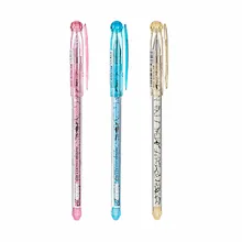 Новинка& горячая стираемая гелевая чернильная ручка 0,5 мм цветная пленка с алмазным наконечником для школы и офиса гладкое письмо высокое качество