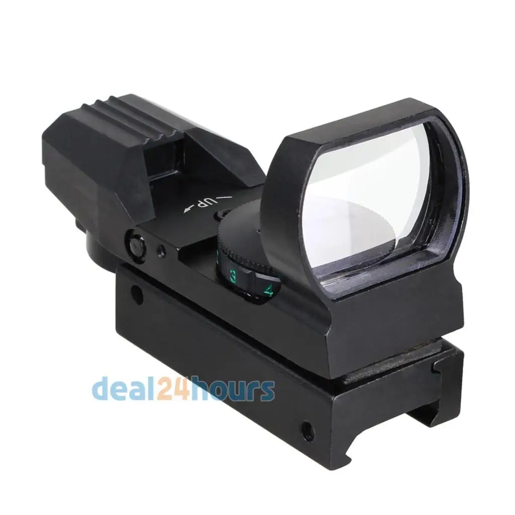 Very100 المجسم الادسنس نطاق الأحمر والأخضر دوت البصر ريفلكس 4 reticles صالح 20 ملليمتر الحديدية جبل الصيد Very100 المجسم الادسنس نطاق الأحمر والأخضر دوت البصر ريفلكس 4 reticles صالح 20 ملليمتر الحديدية جبل الصيد