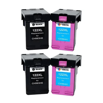 

4Pcs Ink Cartridge for HP 122 122XL for HP 1000 1050 2000 2050 1510 3050 3000 3050A Printer cartridge For HP 122 Ink