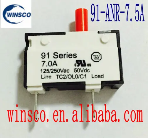 91-ANR-7.5A 100% NEW KUOYUH 7.5A CIRCUIT BREAKER 91 SERIES 20PCS/LOT | Обустройство дома