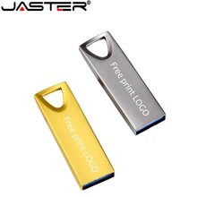 JASTER usb флеш-накопитель 2,0 серебристый/Золотой металлический флеш-накопитель 64 ГБ 32 ГБ 16 ГБ 4 ГБ memoria флеш-накопитель память usb браслет ключ