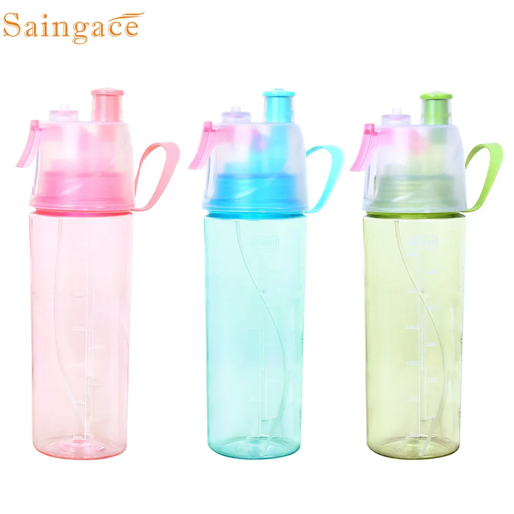 

Saintgace Spray Water Bottles Cycling Mist Spray Outdoor Water Bottle travel Cycling Portable Leakproof Bottle dropshipping 2019