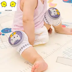 2 пары летних сетчатых детских наколенников, хлопковые дышащие осенние и ползающие Защитные носки для малышей, носки для маленьких девочек