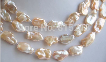 

ddh001454 lustre 50" 20mm pink BAROQUE KESHI REBORN PEARL NECKLACE 28% Discount