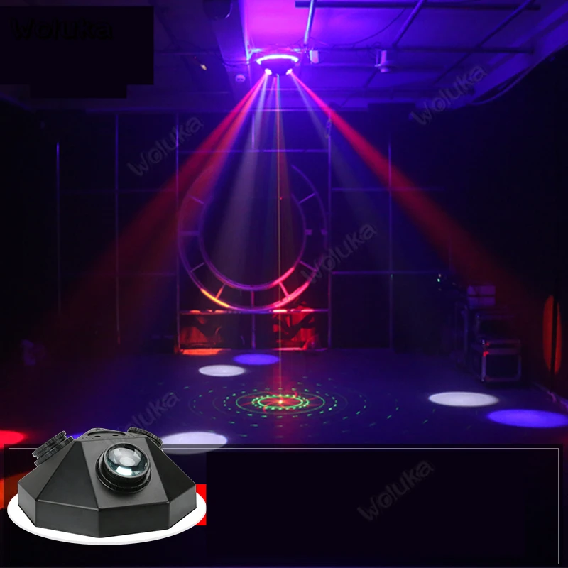 НЛО Тип сценическая лампа лазерный узор свет/LED окрашенный луч света DJ эффект