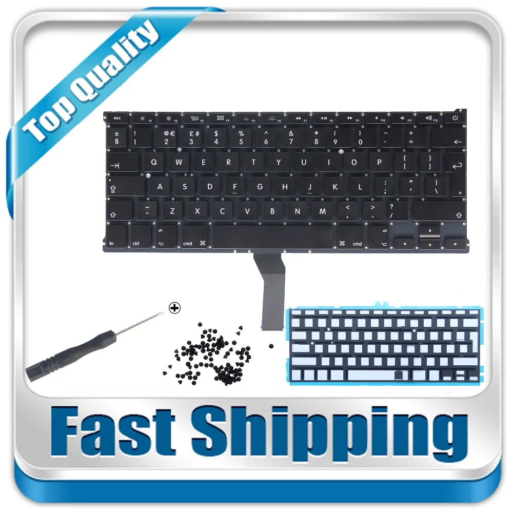 

NEW FOR Macbook Air 13" A1369 2011 A1466 2012 UK Keyboard W/ Backlight 2011-2013