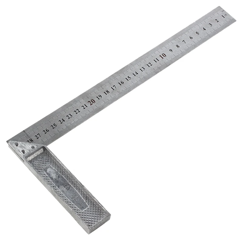 

30cm aluminum handle with stainless steel scale Right Measuring Angle Square Ruler