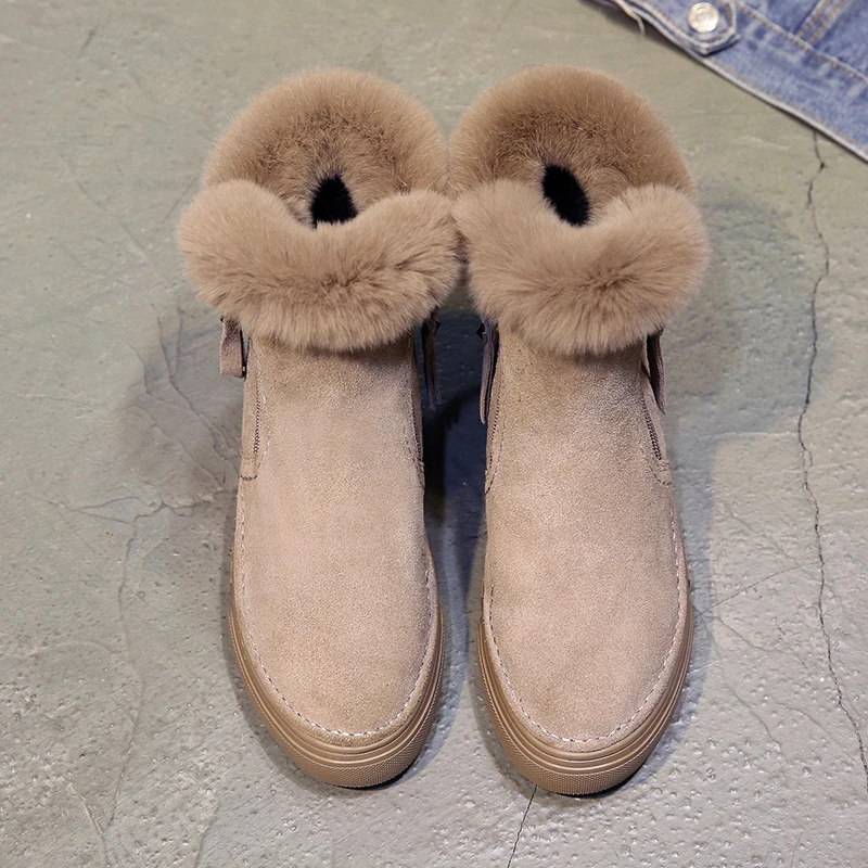 Snow Boots Woman Winter Shoes Outdoor Women Walking Shoe Plus Velvet Keep Warm Suede Sneakers Safety Ankle Footwear zapatos 6.5 Snow Boots Woman Winter Shoes Outdoor Women Walking Shoe Plus Velvet Keep Warm Suede Sneakers Safety Ankle Footwear zapatos 6.5