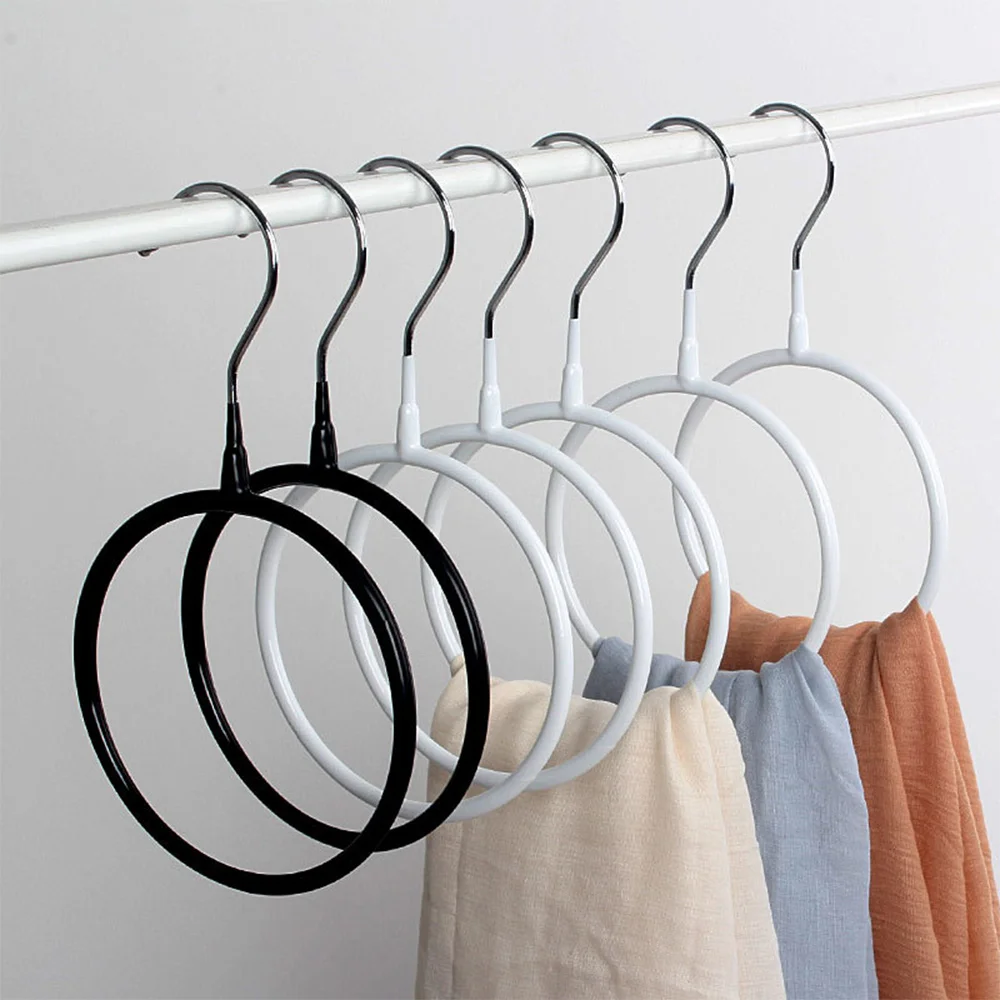 Wall Mounted Silver Finished Chrome Towel Ring Hand Rack Roll Rail