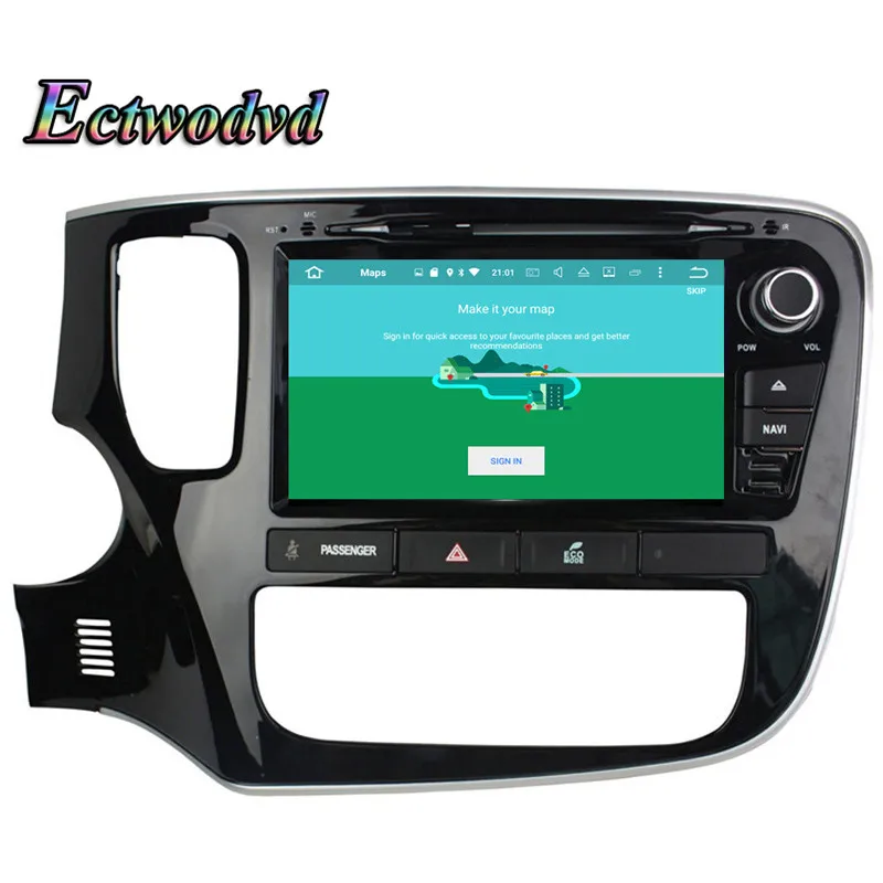 Clearance Ectwodvd Octa Core 4G RAM 64G ROM Android 9.0 Car Multimedia DVD Player GPS HeadUnit for Mitsubishi Outlander 2015 5