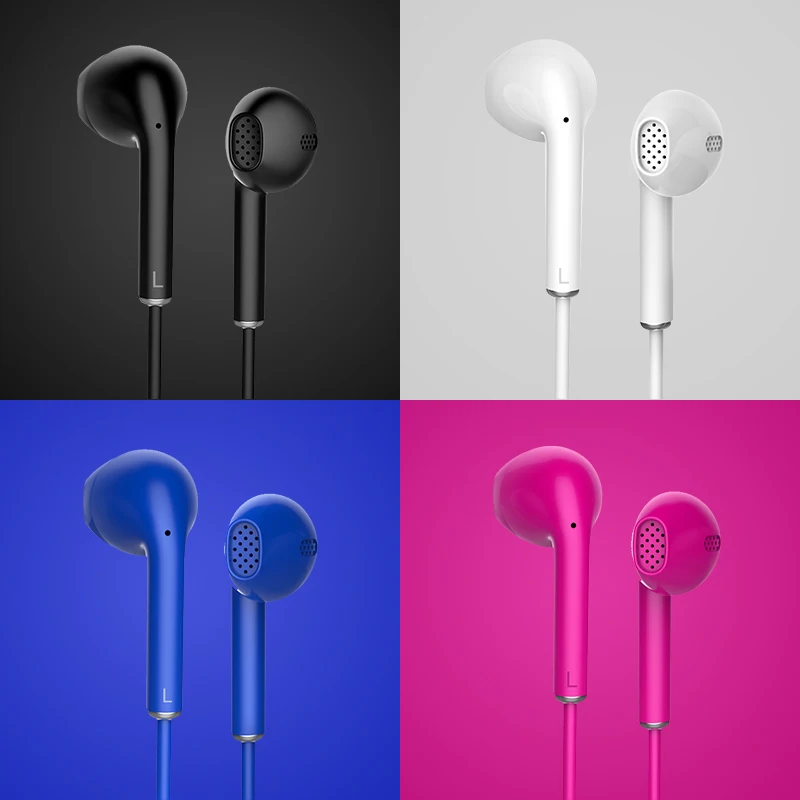 

3.5mm Stereo Music In-Ear Earphone Portable Gaming Headset Bass Earbud Wired Headset with Microphone For Apple Earpod gorsun C32