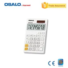 Osalo os-280vc mini calculadora de bolsillo colorido calculador de mano ultra-delgado estudiante papelería examen calculadora de energía solar