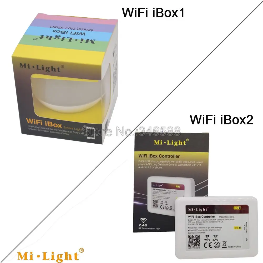Milight DC5V Wi Fi iBox1 iBox2 светодиодный контроллер 2 4 г RF Беспроводной RGB для Светодиодные