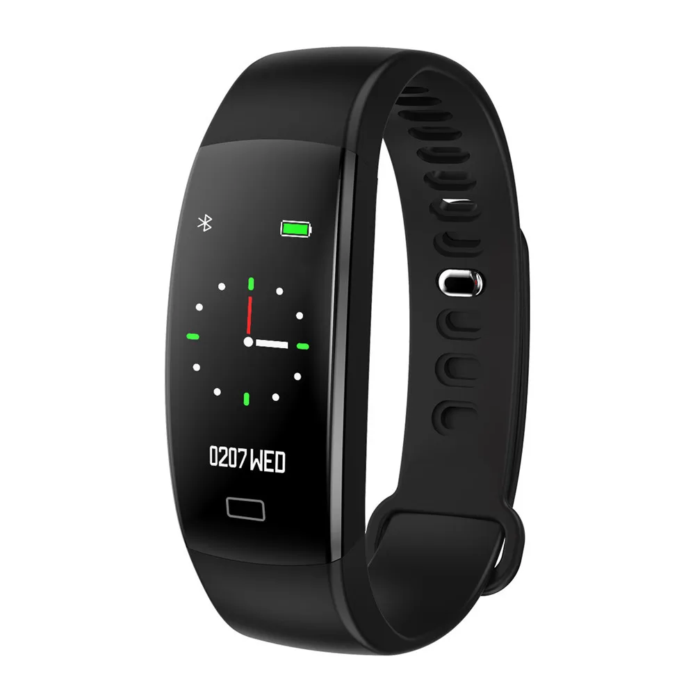 Sport Bluetooth Camera Wristband Blood Pressure Exercise Heart Rate Pedometer Smart Watch For Iphone Samsung 15J Drop Shipping