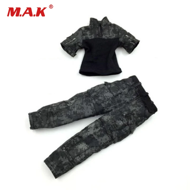 

1:6 Scale SF002 1/6 Scale Black Combat Clothing Model Fit For 12" Solider Body Fit 12" Action figure Body Toys