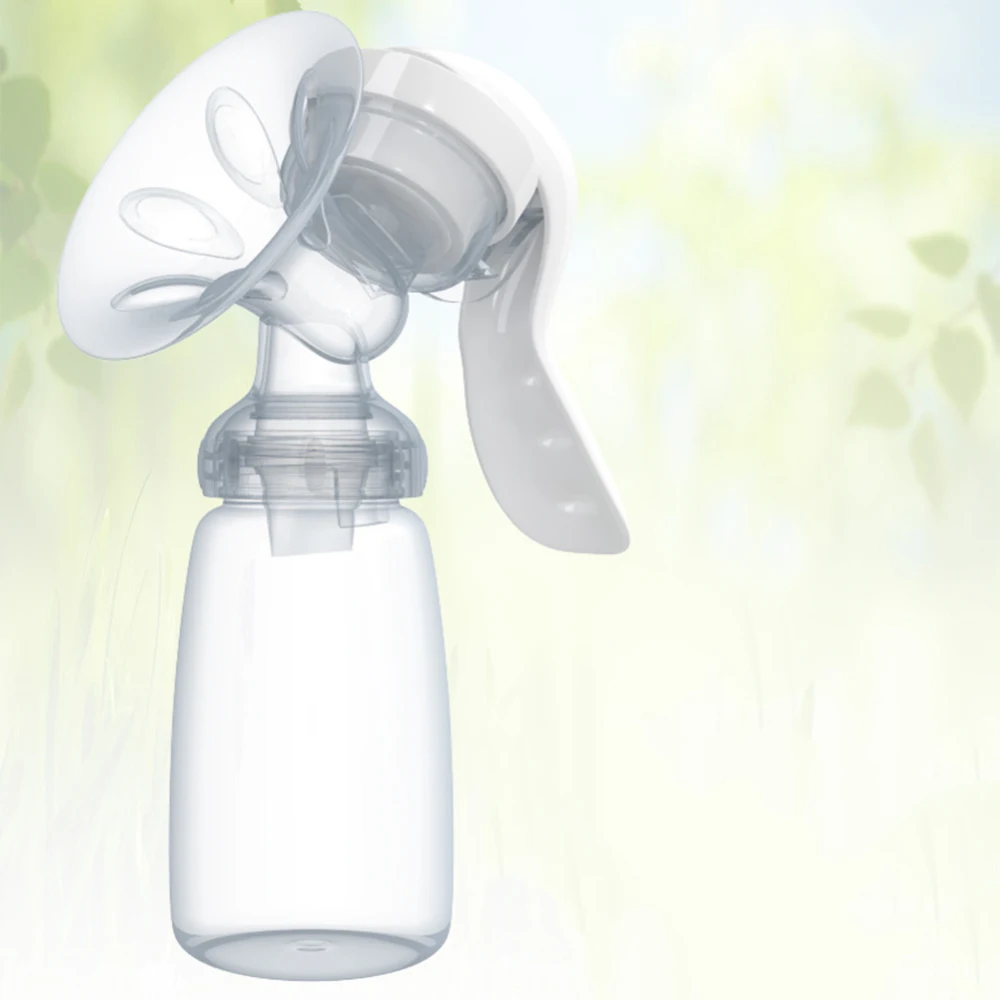 

Manual Breast Pump Suction Maternal Smoothly Milking Machine Sucked with Milk Bottle for Mother Maternal Supplies