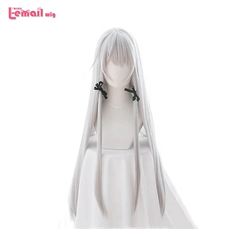 

L-email wig Tonari no Kyuuketsuki-san Sophie Twilight Cosplay Wigs 90cm Grey Heat Resistant Synthetic Hair Perucas Cosplay Wig