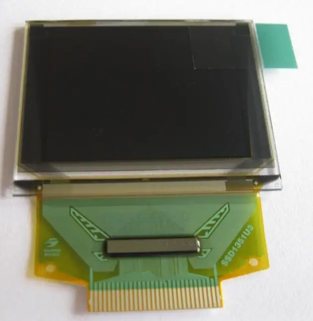 

NoEnName_Null 1.27 inch 30PIN Full Color OLED Screen SSD1351 Drive IC 128*96 SPI Interface