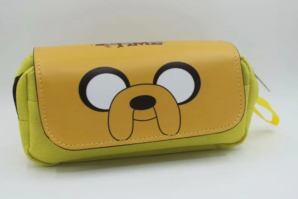 Adventure Time2 Милый мультфильм Гравити Фолз карандаш сумки игры аниме стиль Время приключений студентов канцелярские ручки держатель кошелек косметический чехол сумка - Цвет: Adventure Time2
