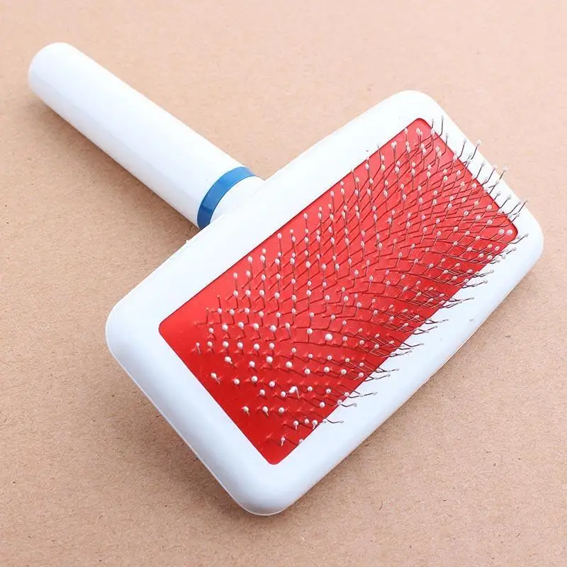 Pet Shedding Grooming Dog Hair Brush Comb Plastic Handle Brush Airbag