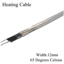 Незамерзающий Мороз нагревательный кабель для защиты от замерзания для водопровода/крыши 230 12 мм 65C саморегулирующийся Электрический нагреватель Медный провод