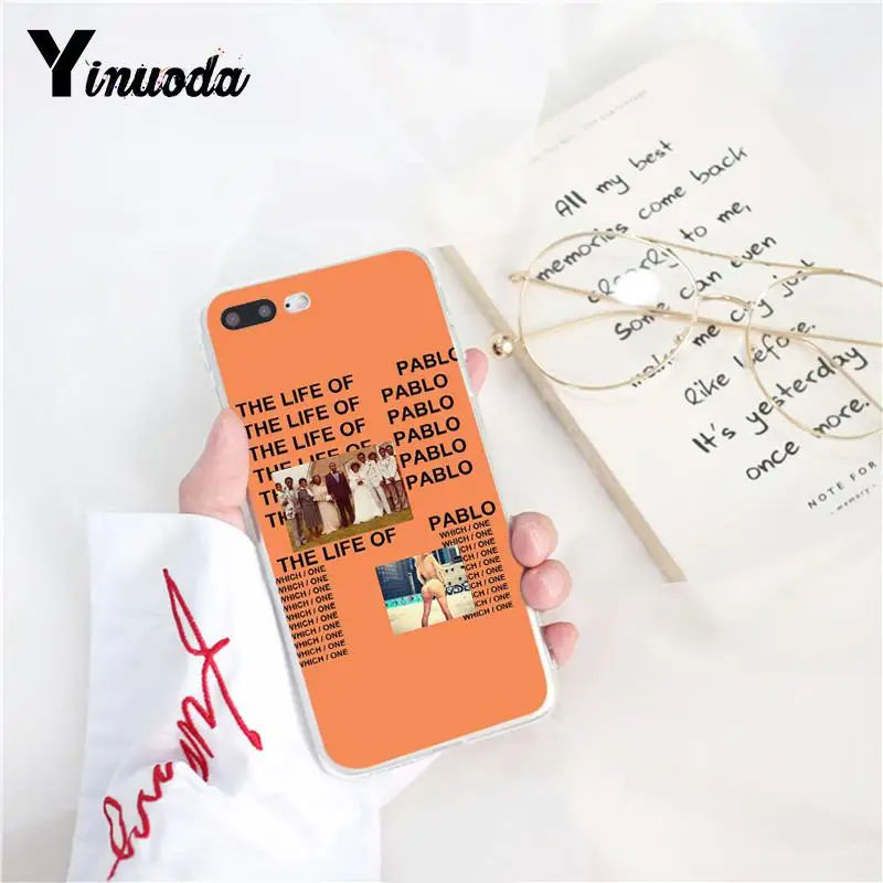 Yinuoda Kanye West Rapper Мягкий силиконовый чехол для телефона iPhone 8 7 6 6 S Plus X XS MAX 5 5S SE XR 10 Fundas Capa - Цвет: A3