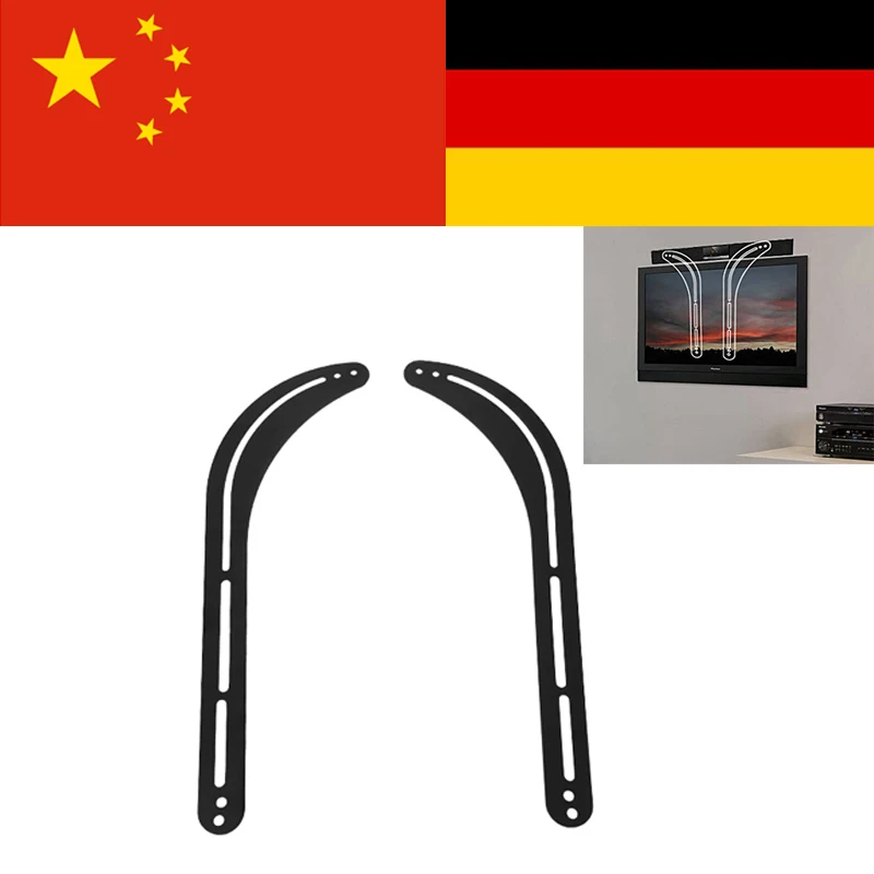

Univerasl Metal Wholesale TV Sound Bar Mounting Bracket Speaker Bracket Storage Rack