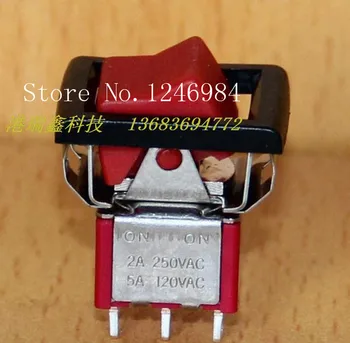 

[SA]Taiwan Deli Wei 3MD1 R8017-R12 -way toggle switch two tranches red handle toggle rocker switch Q13--50pcs/lot