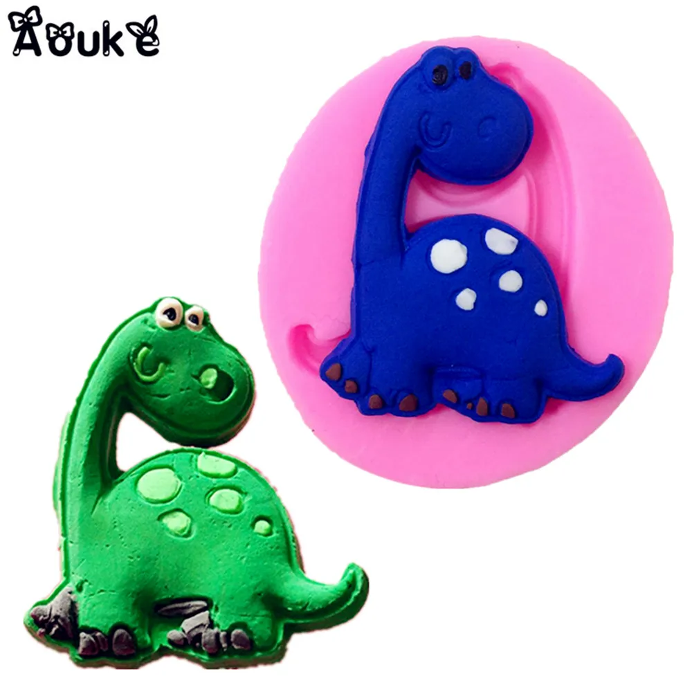 

Dinosaur Shape Fondant Cake Silicone Molds Candy Biscuits Mold Chocolate Mould Kitchen Baking DIY Wedding Cake Decorating Tools