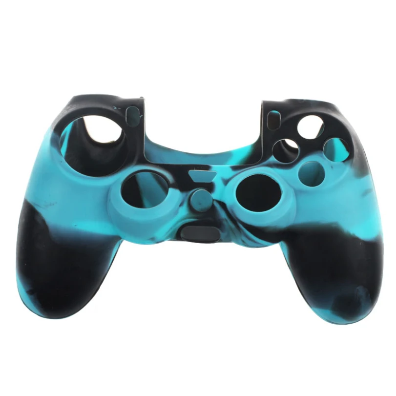 

Hot-sale 6 Colors Silicone Rubber Skin Grip Cover Case for PlayStation 4 For PS4 Controller 1 pc