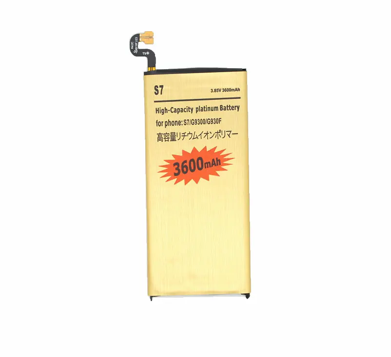 1x3600 мАч EB BG930ABE Замена золотой аккумулятор для Samsung Galaxy S7 SM G930 G930V G930A G930T G930P G930F