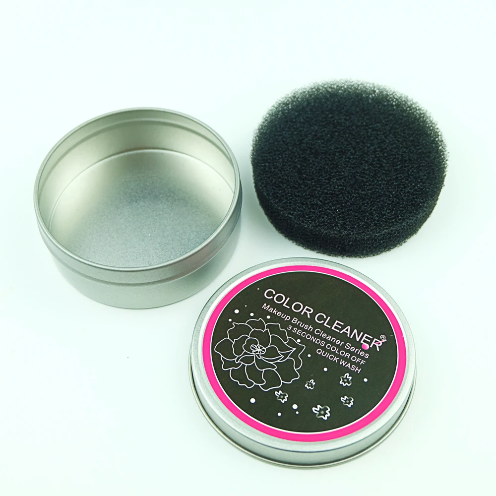 Makeup Brush Cleaner Sponge Remover Color From Brush Eyeshadow Quick Color Off