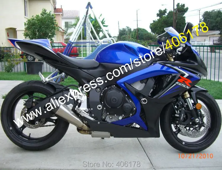 Для GSX-R600 GSX-R750 обтекатель комплект K6 06 07 GSXR 600 GSXR 750 2006 2007 мотоцикл обтекатель(литье под давлением