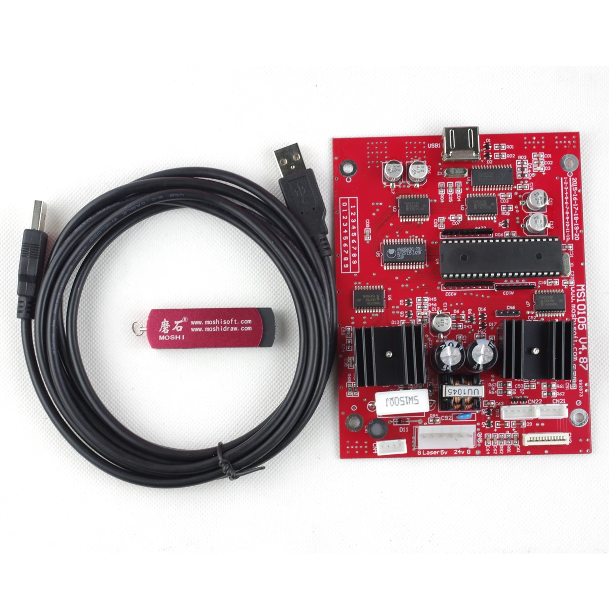 

Cutter K40 ms10105 v4.87 Main Board + Chinese Software for Laser Marker Plotter Engraver