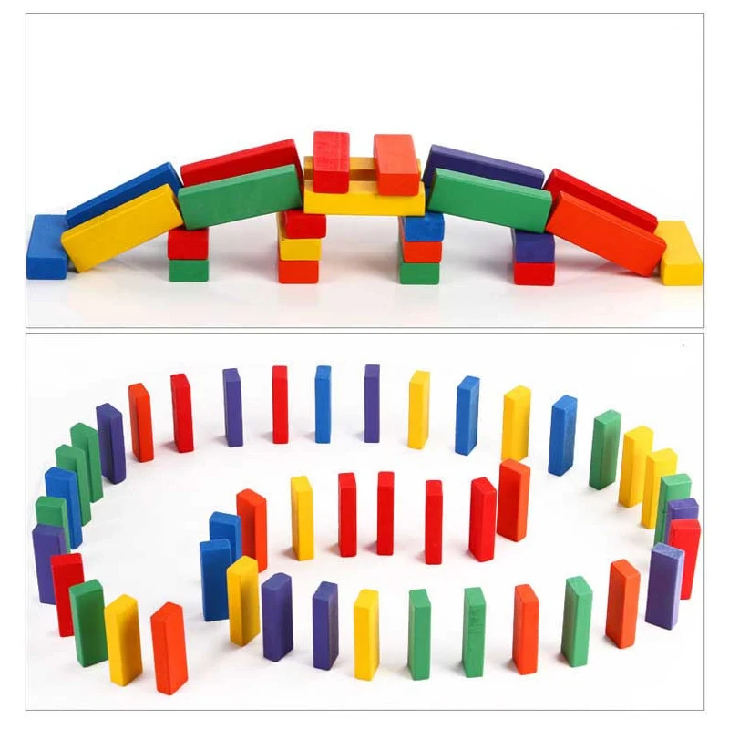 En bois tumbling stacking tower jenga enfants fête de famille board game