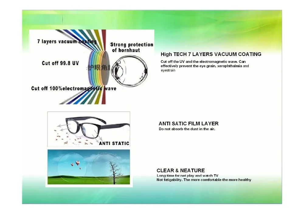 

2019 Fashion Women and Men PC TV Anti Radiation Glasses Computer Eye Strain Protection Glasses 10pc/lot