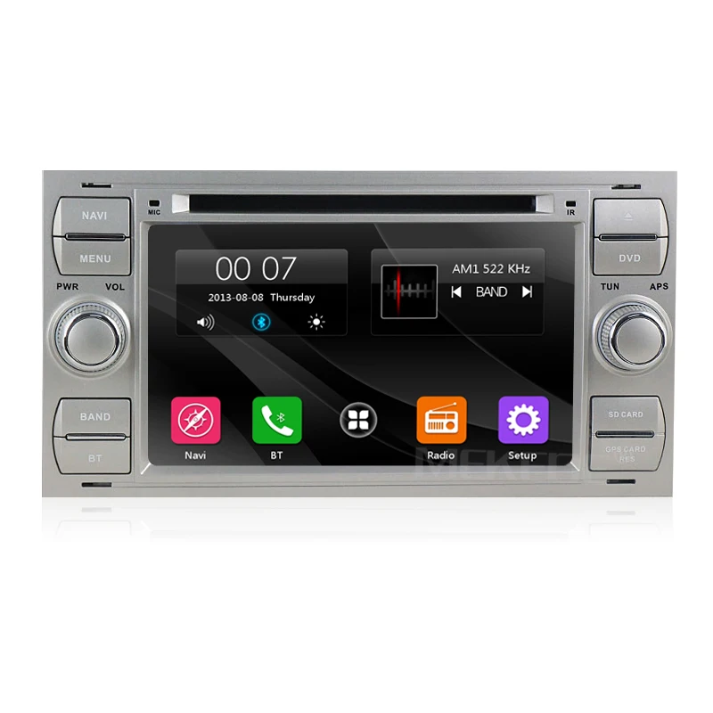 Excellent free shipping Car DVD Player For Ford/Mondeo/Focus/Transit/C-MAX With Quad Core Wifi GPS Navigation Radio FM+free 8G map 18