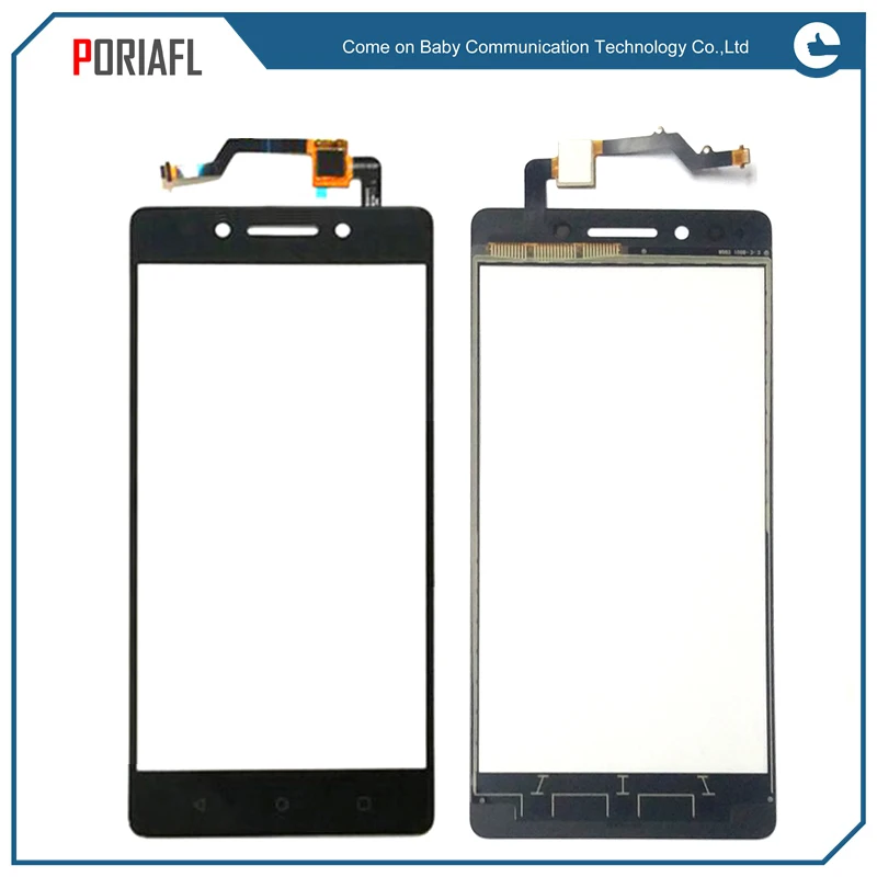 

Nice quality 5.5" Black Front Panel Touch Screen for lenovo k8 note Digitizer sensor Mobile Phone glass display Replacement