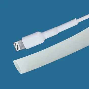 

1m Heat Shrink Tubing Tube Sleeve White 3 times Heat for Mobile Phone Data Cable