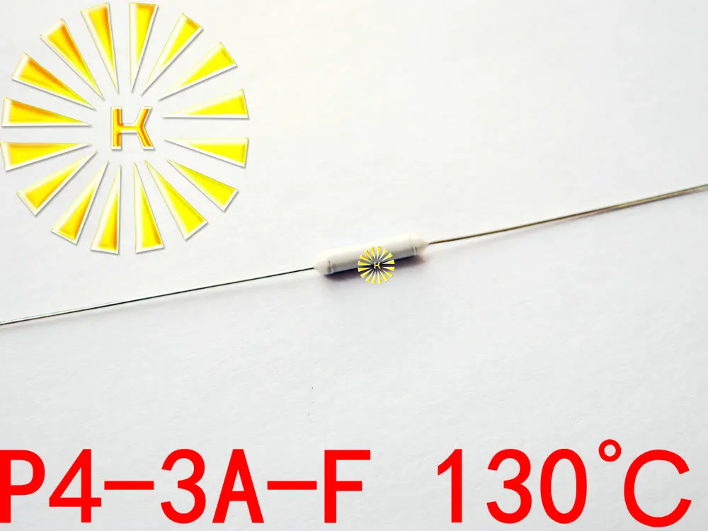 100 Original P4 3A F 130 degree Thermal Links 3A 250V Resistance