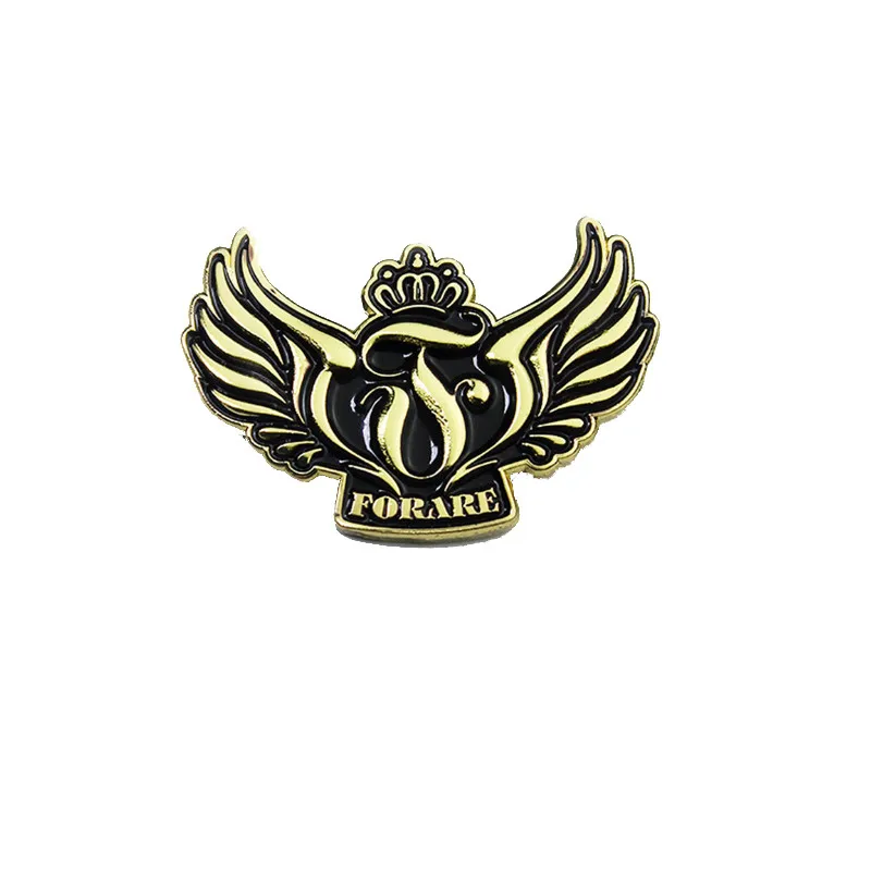 Дешевый металл значок Wings самые популярные 3D значки