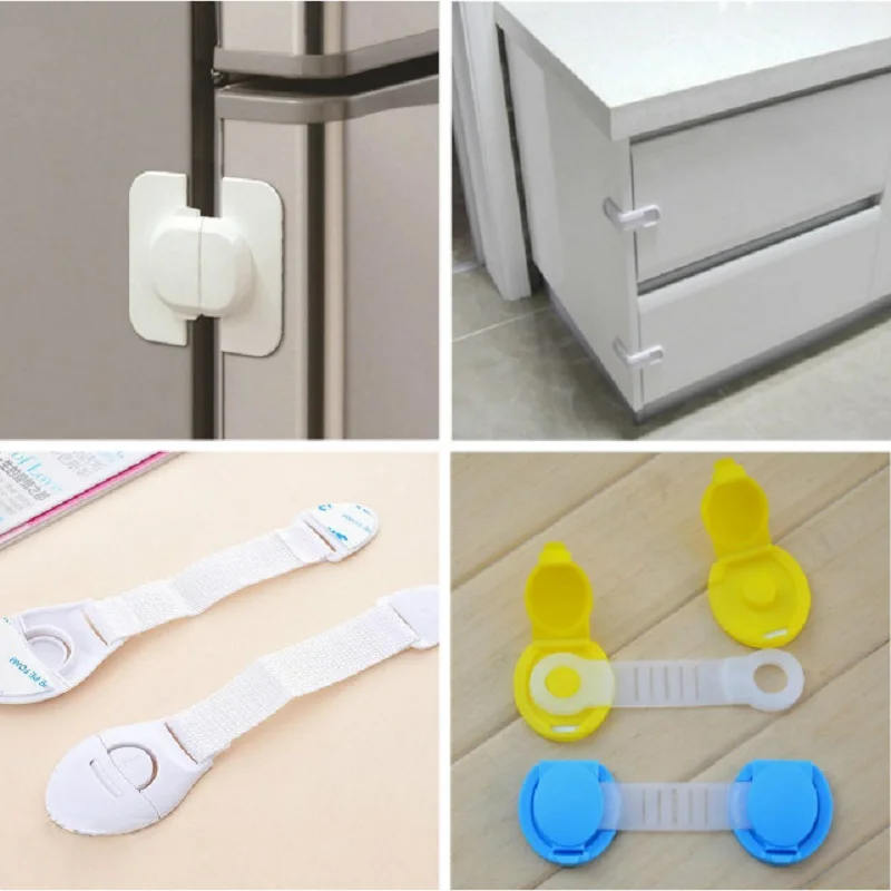 Safety Child Lock Home Refrigerator Fridge Freezer Door Lock Latch