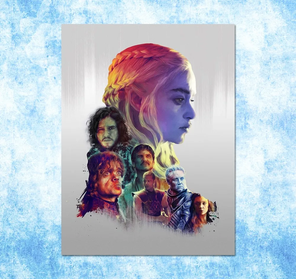 HD Print abstract game of thrones movie Painting on canvas art print