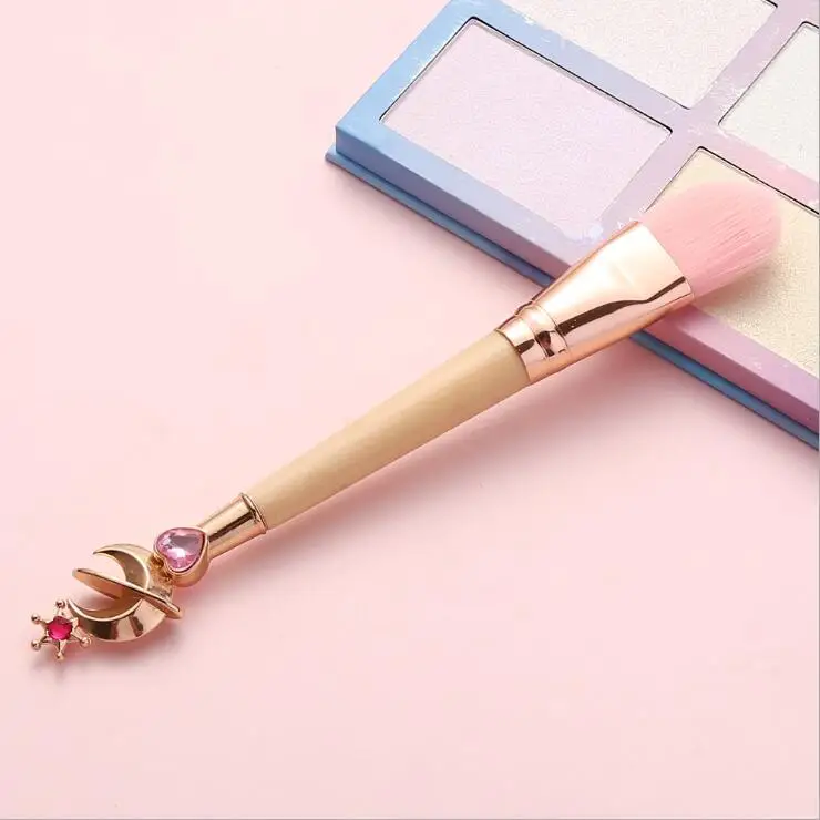 Sailor Moon Cos наборы кистей для макияжа волшебная палочка тени для век Косметическая кисть с сумкой кисти инструменты Прямая поставка - Цвет: 4