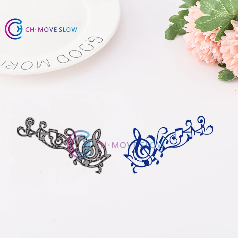 

CH Music Swirl Stencil Metal Cutting Dies For Scrapbooking DIY Cards Album Decoration Embossing Cards Decor